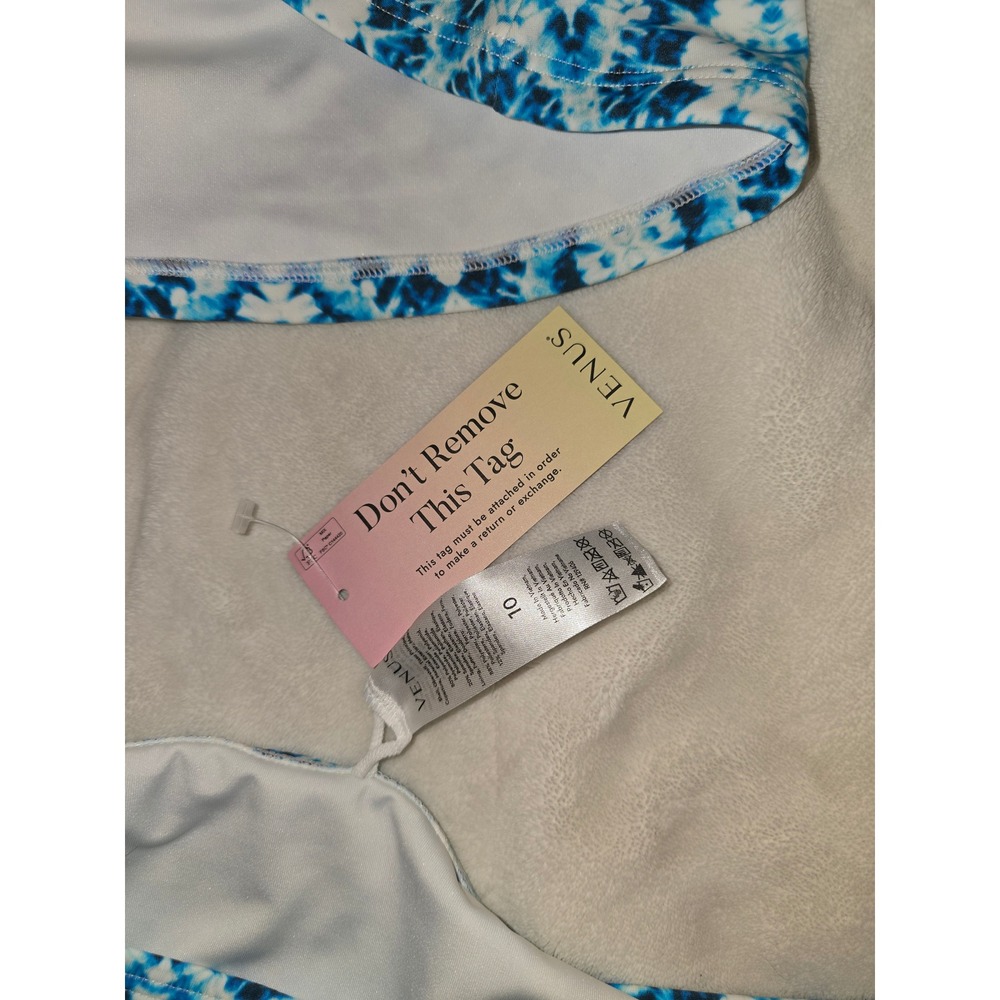 Sicily Halter Tankini Top - Shibori Tiles by Venus size 10 new with tags - Picture 10 of 11